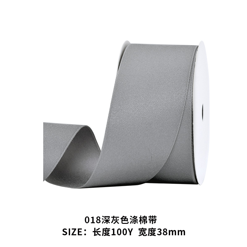 Cinta de algodón de poliéster de Corea del Sur 4 especificaciones 9 Popular color arco cinta de algodón accesorios para el cabello aromaterapia colgante regalo cinta 4cm rollo