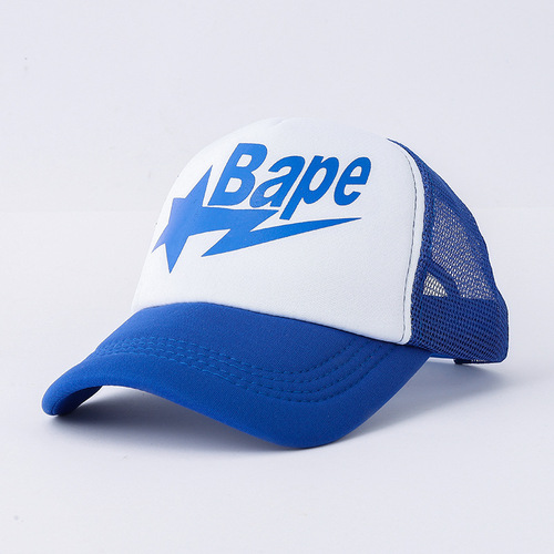 Choppy brand men's driver cap Korean style tall duckbill cap printed baseball cap cycling net hat Summer women's sun hat