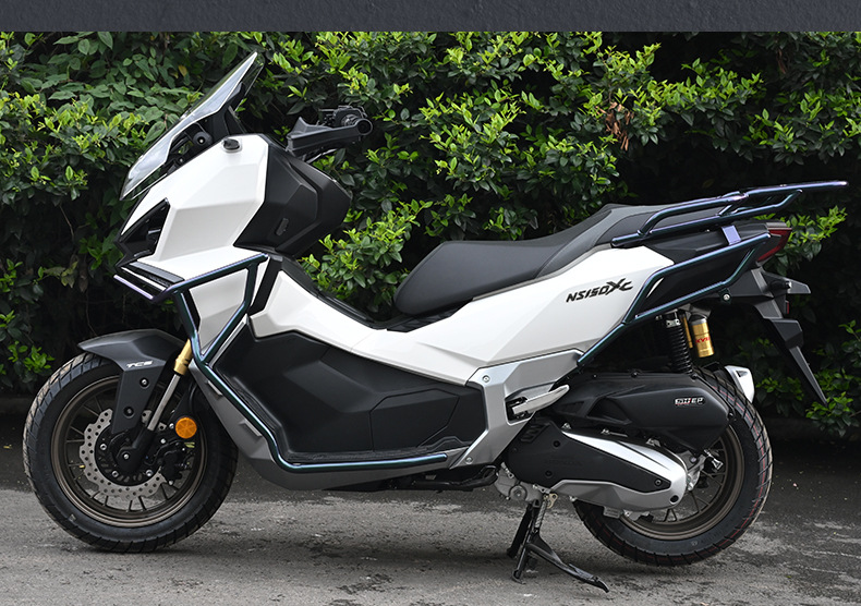 Suitable for Xin Da Zhou Honda Ns150Xc Protective Bars, Front and Rear Exhaust Pipe Bumpers, Anti-Fall Rear Tail Frame, Modified Windshield