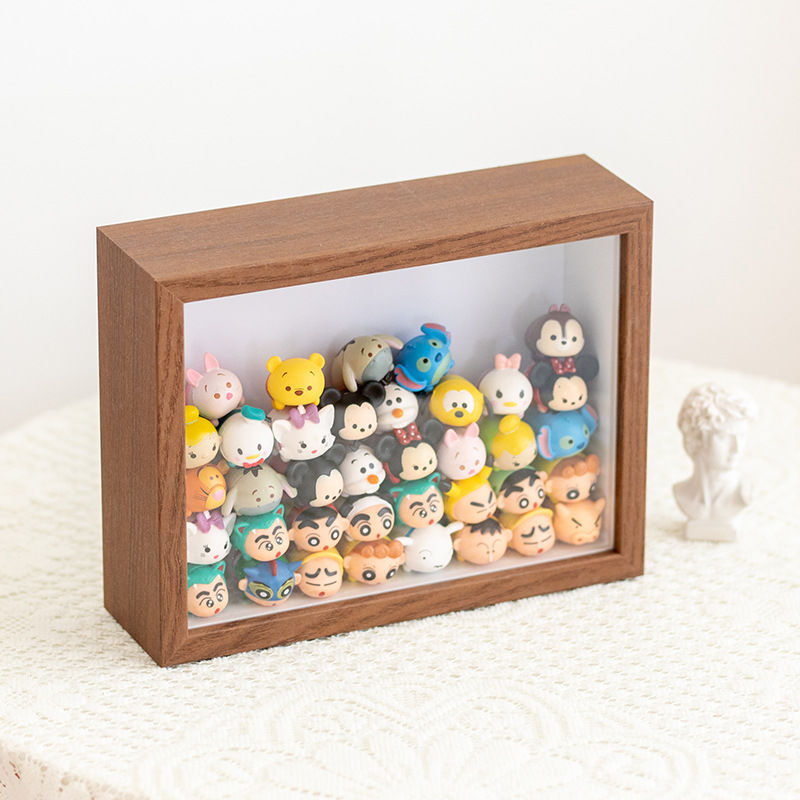 Marco hueco estereoscópico muñeca caja ciega muñeca diy creativa hecha a mano decoración marco de exhibición