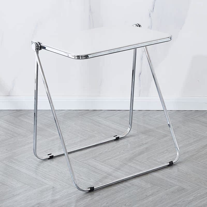 접이식 테이블/두껍고 굵은 도자기 화이트(테이블 높이 68cm)