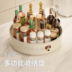 回転調味料棚多機能厨房塩調味缶収納ケース台用品家庭用大全神器