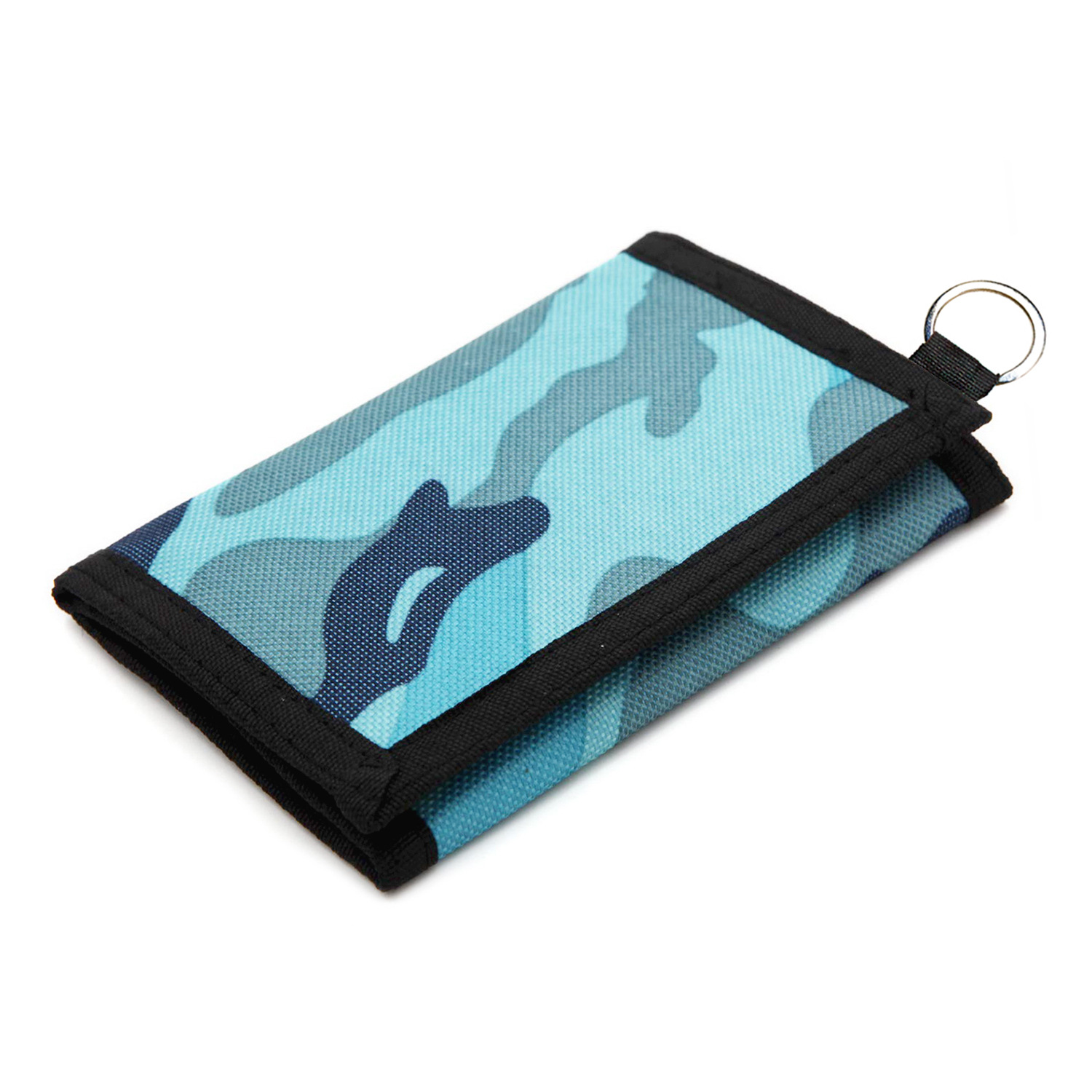 Fabricante DE LA FUENTE en el monedero común del monedero de la moneda de los niños de la cantidad grande del paño del camuflaje del poliéster de la cartera al por mayor europeo y americano transfronterizo