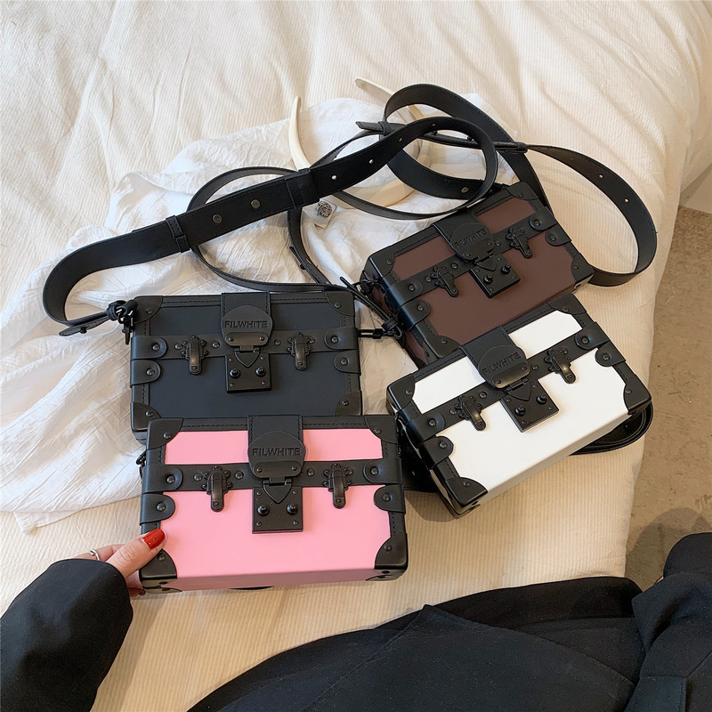 Xiaozhong Messenger Bag 2025 New Women's Bag Retro Small Box Bag Women's Styky All-match Messenger Bag Small Square Bag