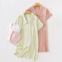 新品春夏小尖领宽松家居裙