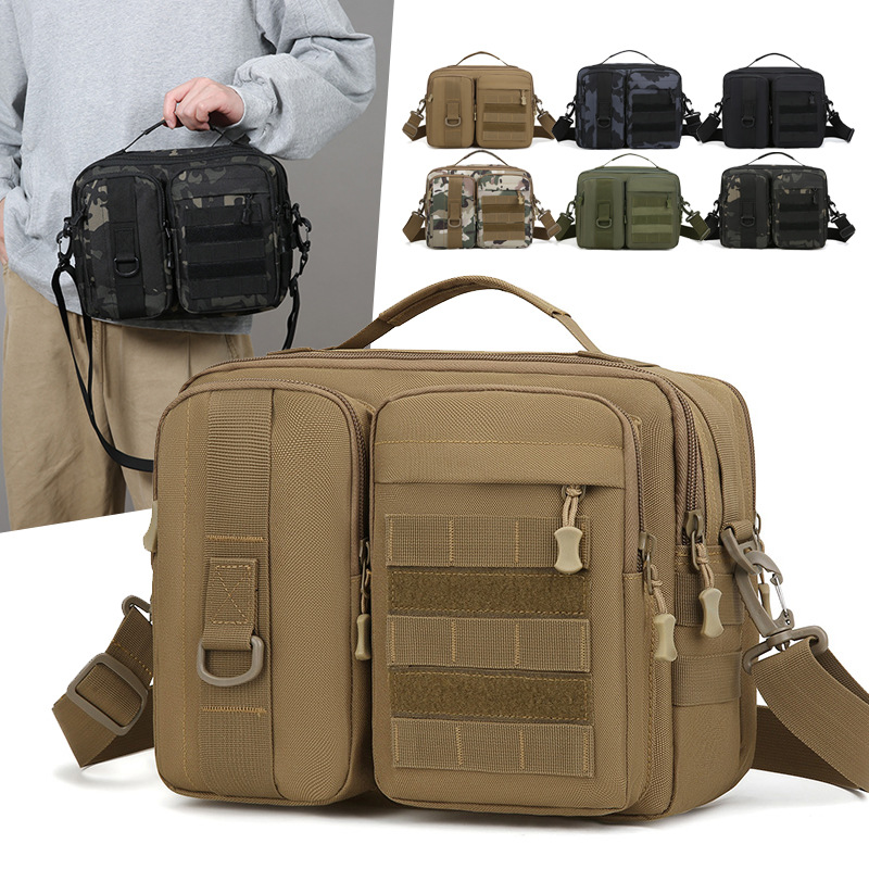 Outdoor Tactical Crossbody Bag, Multi-Functional Military Camouflage Shoulder Bag, Water-Repellent, Travel and Sports, Large Capacity 9930 #