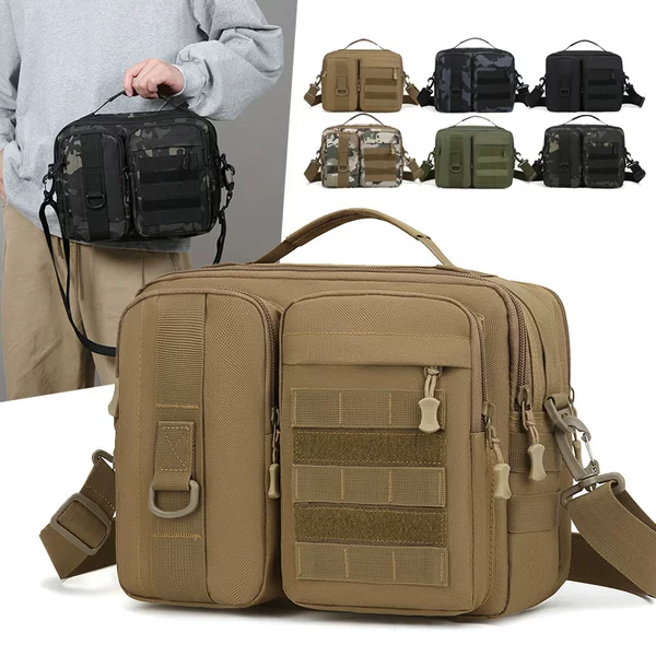 Outdoor Tactical Crossbody Bag, Multi-Functional Military Camouflage Shoulder Bag, Water-Repellent, Travel and Sports, Large Capacity 9930 #