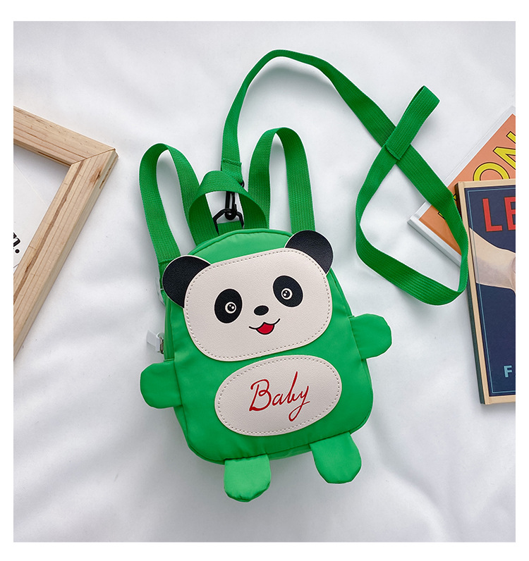 Kindergarten schoolbag for children, boys and girls, 1-3-5 years old, anti-wandering rope, cute frog, double-shoulder baby small backpack undefined