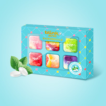 冰力克薄荷糖90g礼盒装6口味无糖清新口气含压片糖送礼木糖醇德国