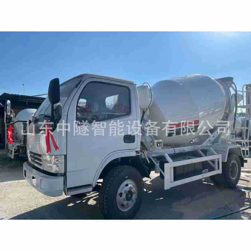 Dolica Cement Mixer Truck Manufacturer, Mobile Mixing Station for Construction Sites, 4-Cubic-Meter Large Concrete Mixing and Transport Unit
