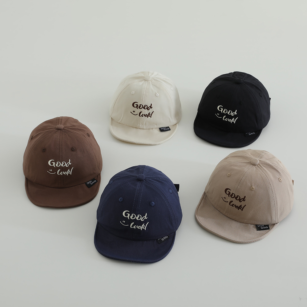 Sombreros para bebés primavera y verano blando gorra gorra de pato gorra gorra de béisbol para bebés de moda para hombres y mujeres sombreros de sol versátiles