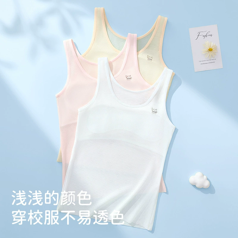 Тонкое, дышащее, противоударное, первого этапа, для девочек 7-12 лет, бесследное, высокоэластичное нижнее белье для девочек-подростков.