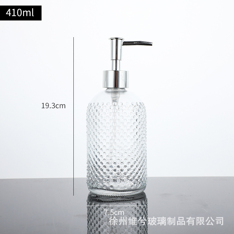410ml de punto de cáñamo; Transparencia; vidrio