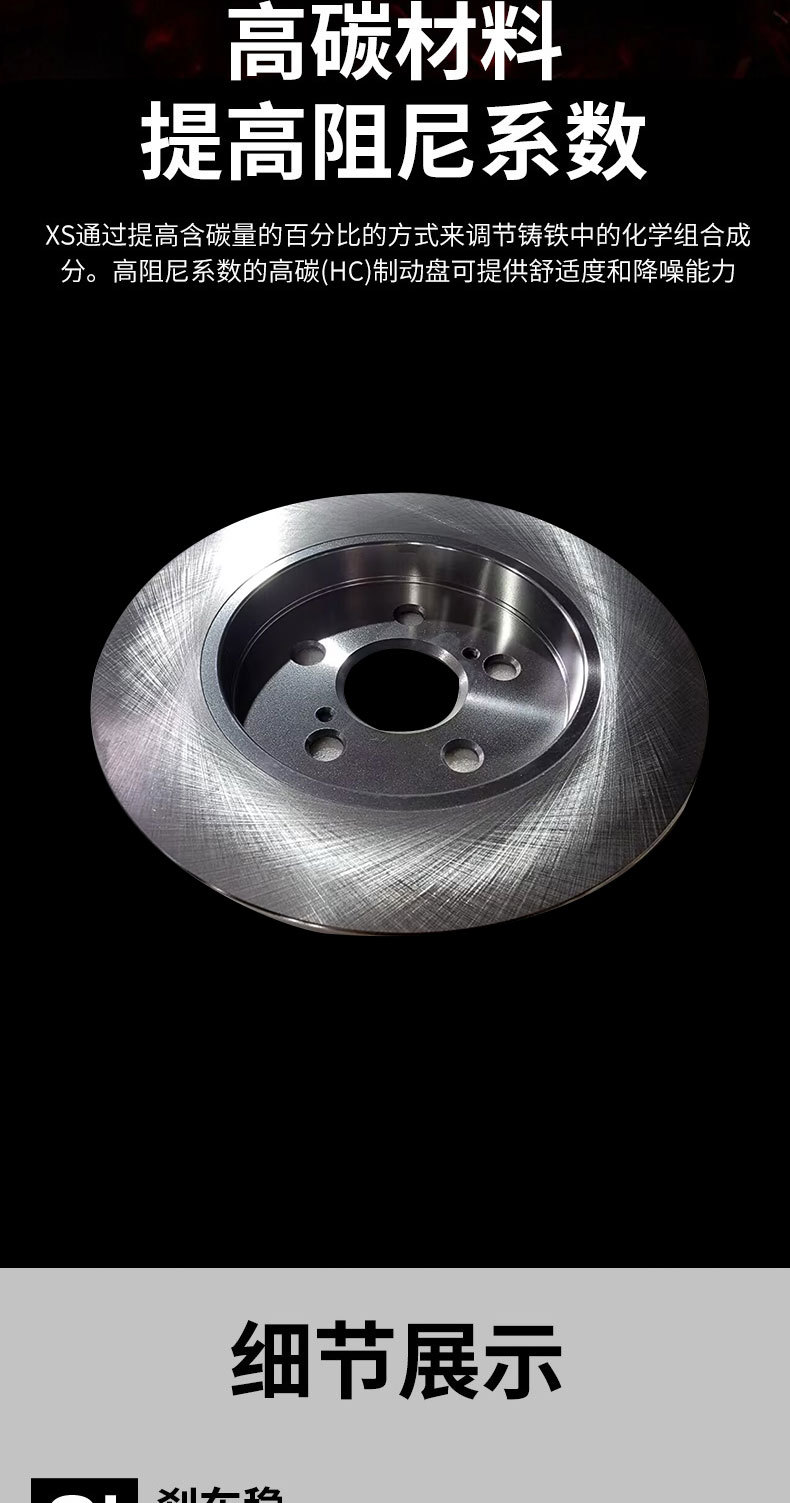 42431-02200 42431-02550 Is Suitable for the Rear Brake Disc of Toyota Prius (Zvw30)