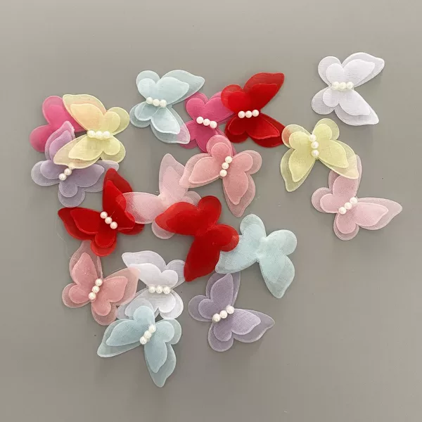 Supply Ultrasonic Embossed Meteor Yarn Butterfly Jewelry Accessories Children's Shoes Children's Socks Accessories Hair Clothing Accessories Supply