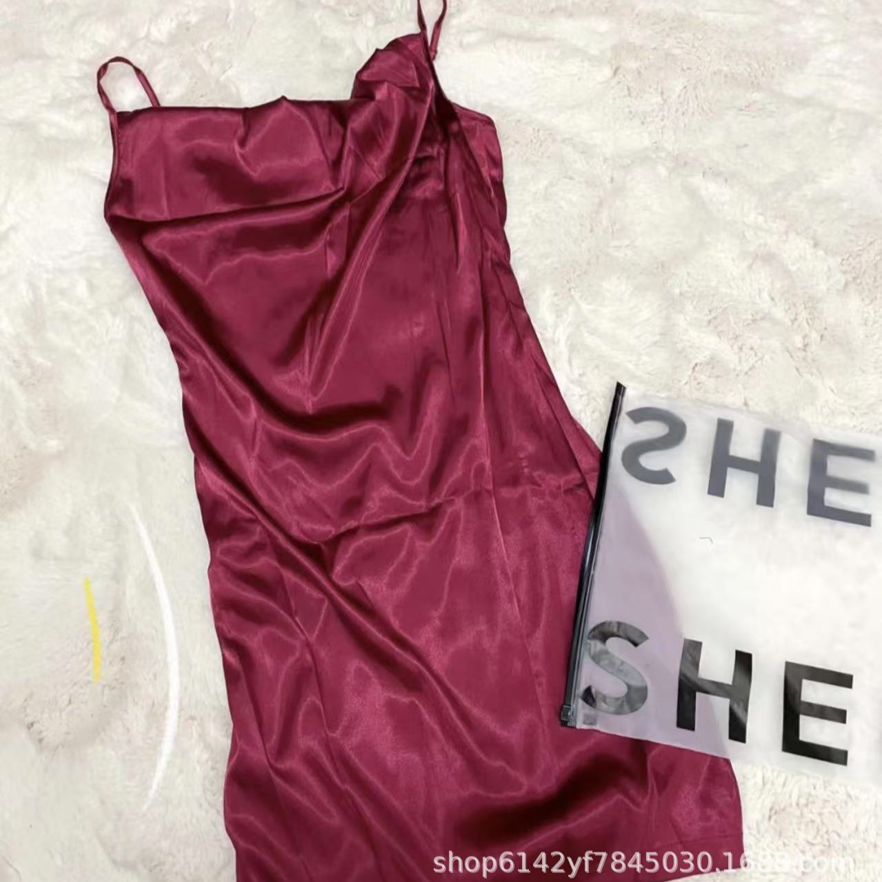 Vestido SHEIN europeo y americano, comercio exterior, moda, ropa de mujer, estilo misceláneo, fábrica de dress sexy, inventario de ropa, productos de cola al por mayor