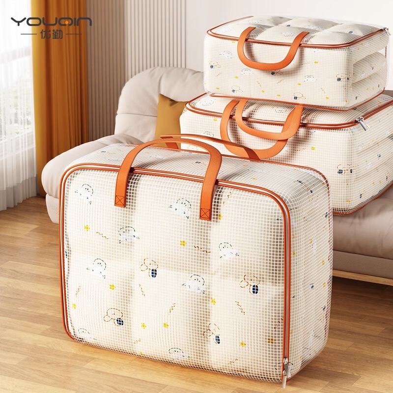 Quilt Storage Bag, Large-Capacity Storage Bag for Clothes and Quilts, Special Packing Bag for Moving, Waterproof and Moisture-Proof