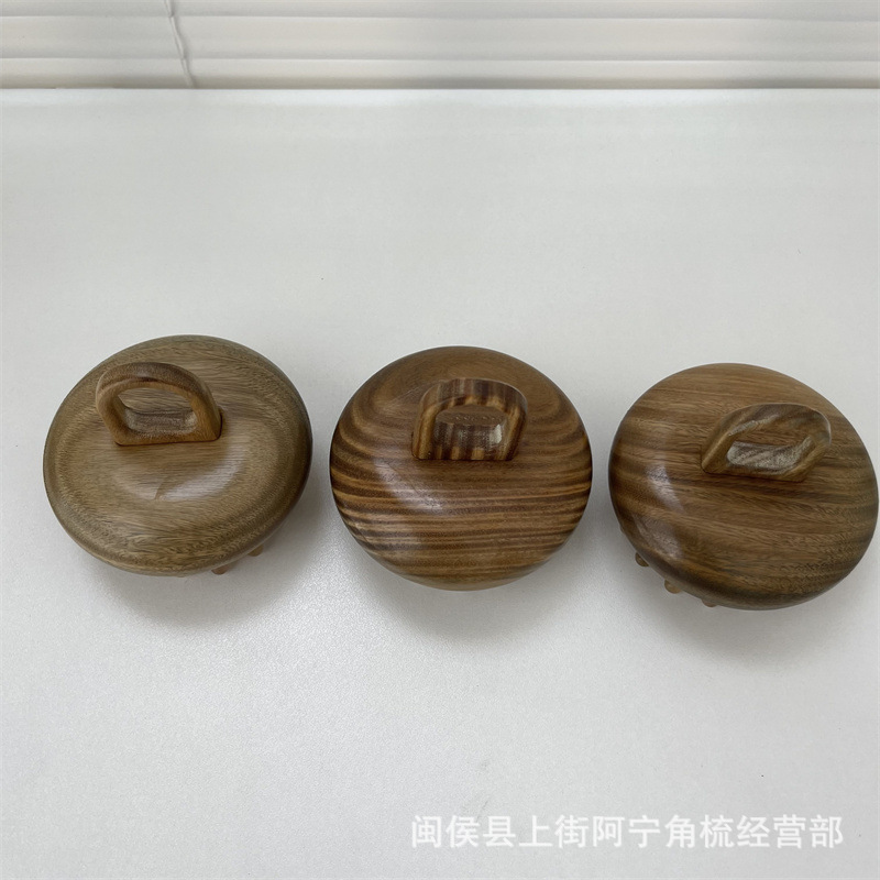 Green Sandalwood Horn Massage Comb 28-Pin Scalp Meridian Brush Portable Head Therapy Tool specifications