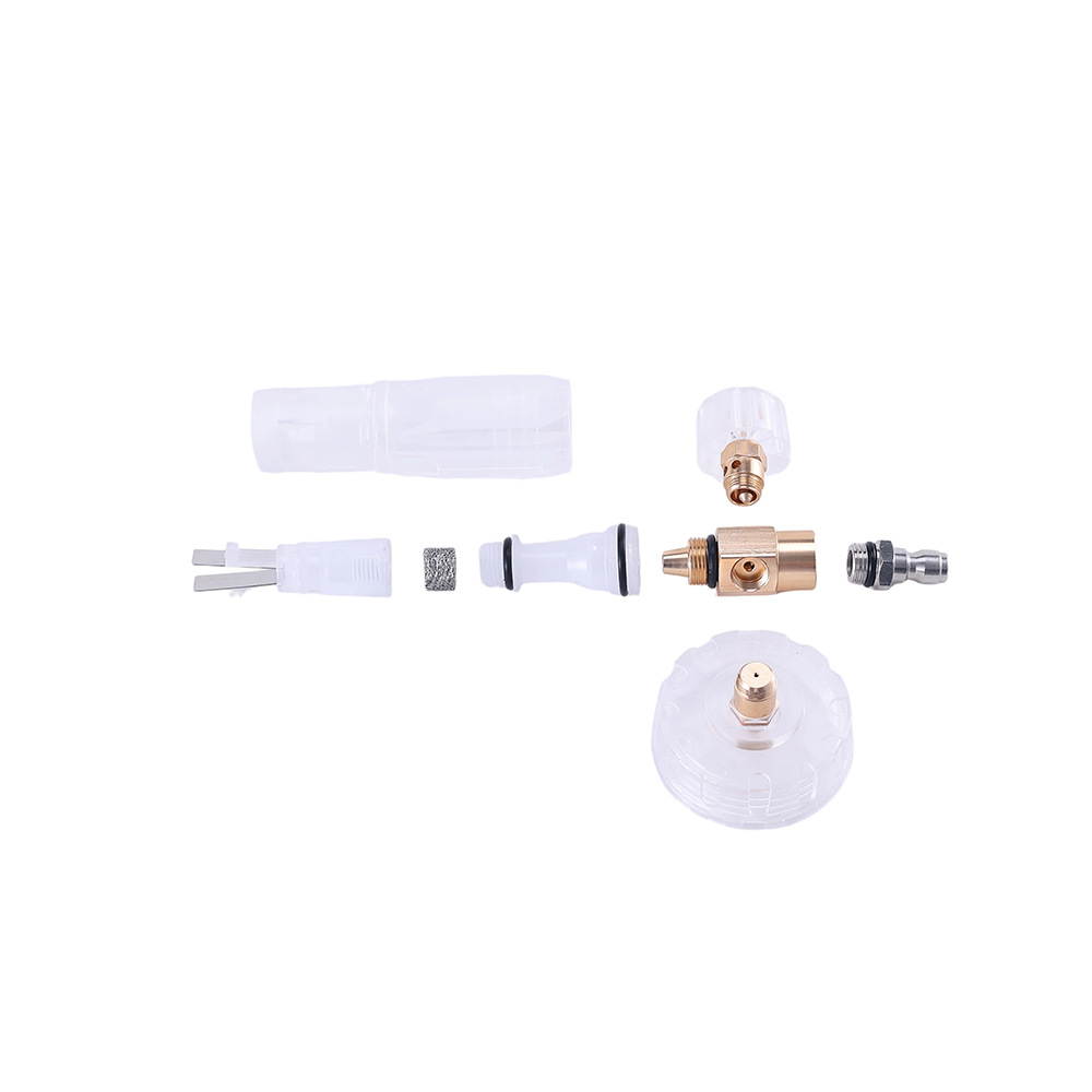 No. 4 transparent semi-aluminum PA foam pot high-pressure cleaning car water gun spray pot large-capacity car wash special Taizhou pot
