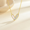 Fashionable universal chain for key bag  heart shaped, french style, light luxury style