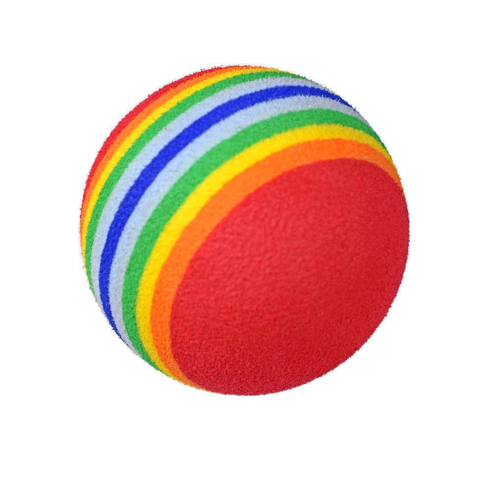 Golf Rainbow Ball esponja bola sólida de los deportes de los niños Bola de juguete Bola de práctica de interior EVA bola suave