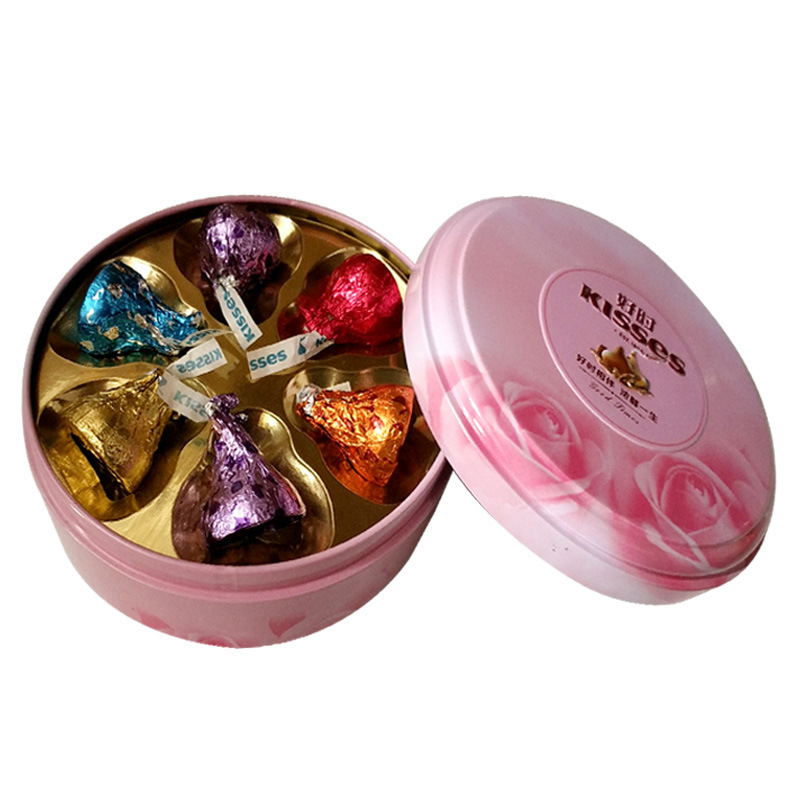 Hershey's Milk Chocolate 6-16 Pieces Powder/Blue Tin Box Gift Box Full Moon Finished Wedding Wedding Candy