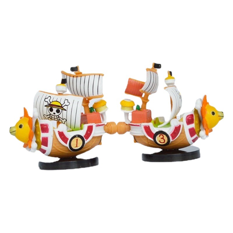Meili una pieza Wanli sol soleado Qianyang Barco Pirata modelo anime ramo DIY adornos
