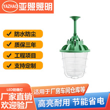 跨境专供仓库LED防爆灯 三防车间照明隔爆型玻璃圆形防爆灯罩