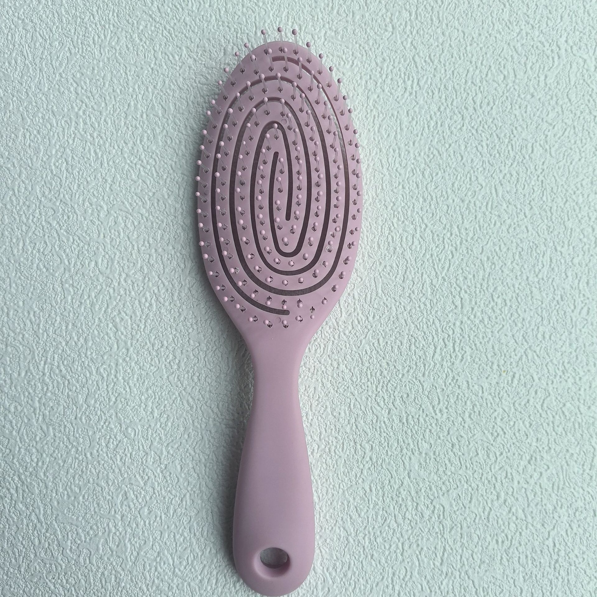 Pein de mosquito hueco pein de cabello de mano pein de costilla color caramelo seco y húmedo doble uso pein de regalo fábrica directa