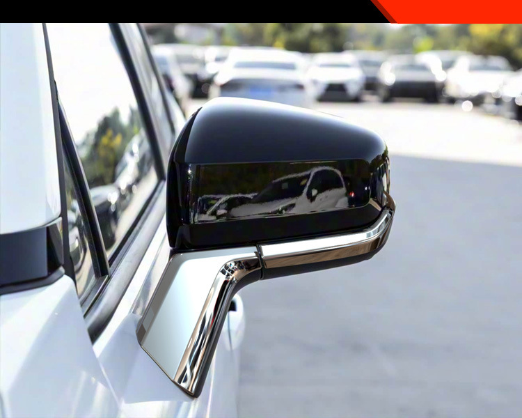 Suitable for 26 Models of Toyota Rav4 Modified Rearview Mirrors, Special Anti-Collision Decorative Bright Strip Car Accessories Stickers