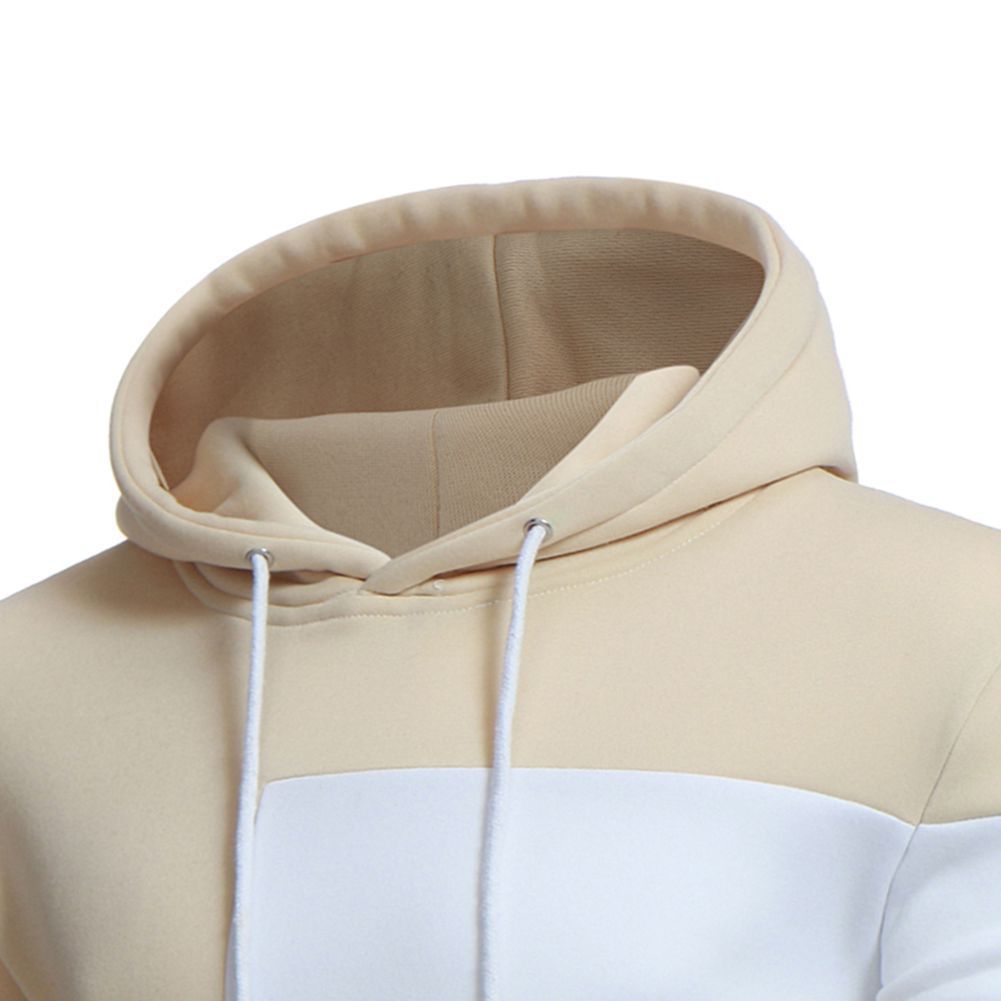 Men's Clothing autumn and winter men's fashion color matching sweatsh men's color matching hoodie hot sales_mkmklike.com