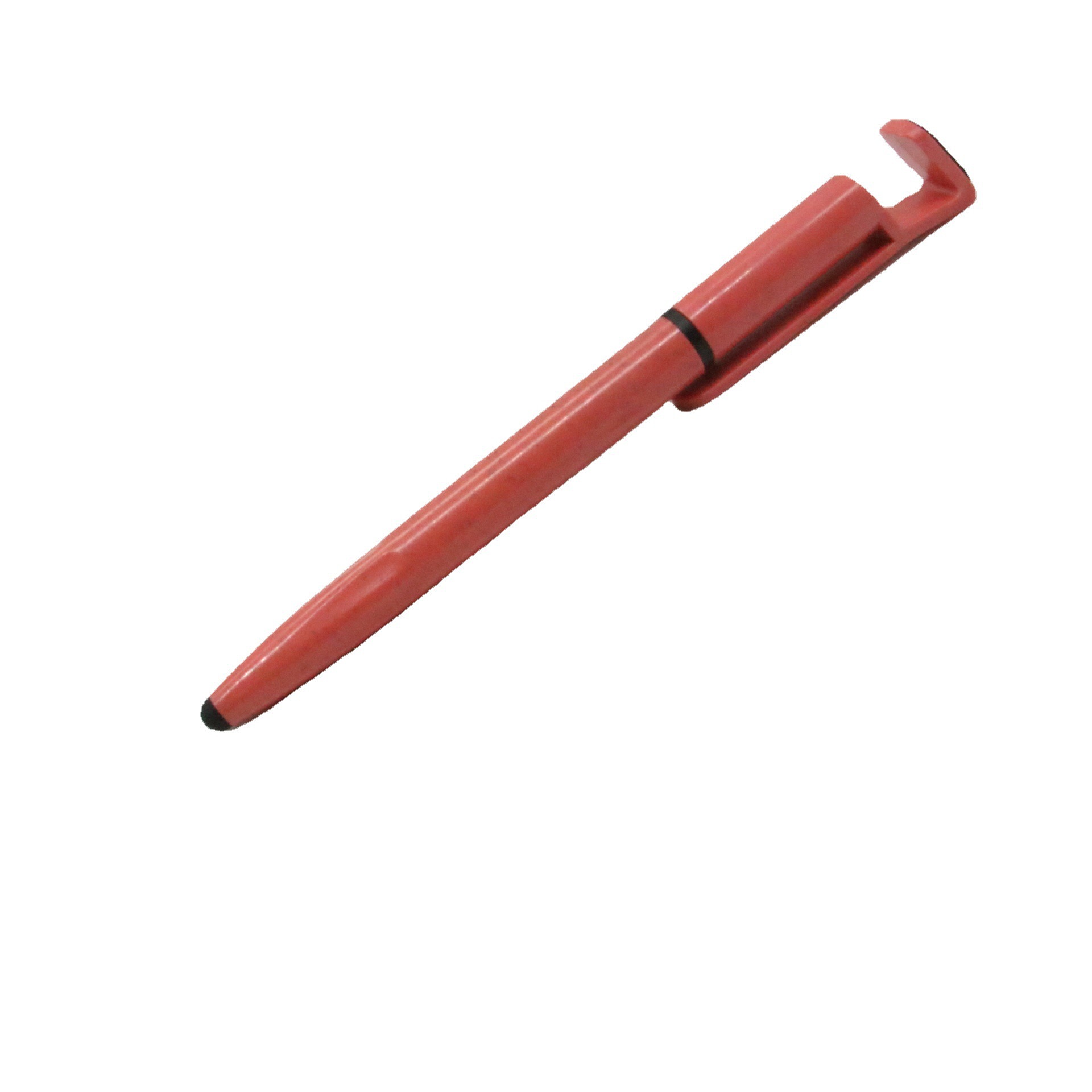 Bolígrafo 3 en 1, soporte para teléfono, lápiz táctil, logotipo con limpiador de pantalla, material de paja de trigo, venta al por mayor del fabricante.