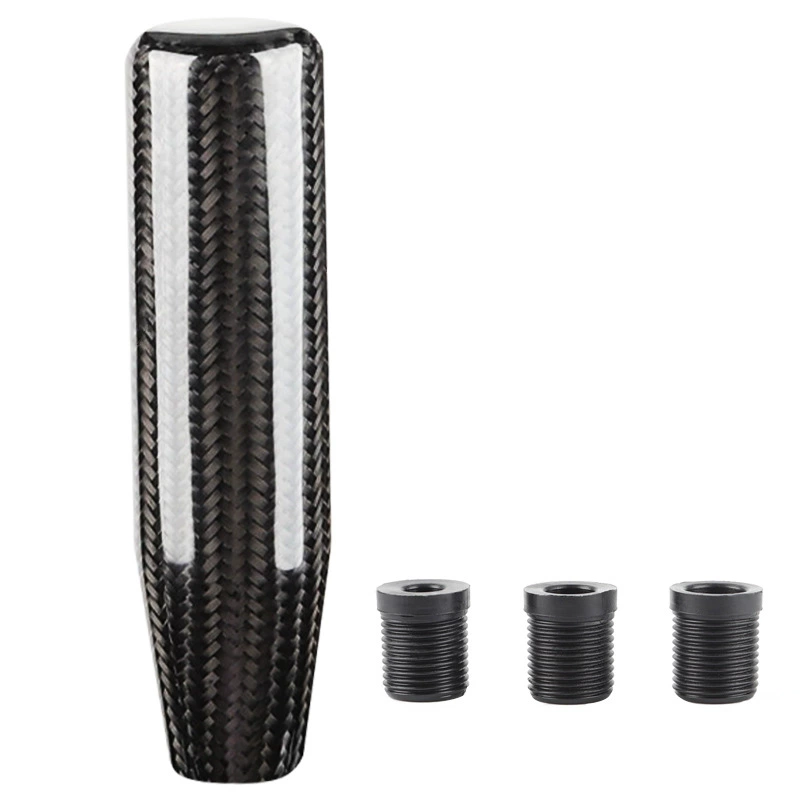 Трансграничный производитель, хит продаж, длинная головка шестерни из настоящего углеродного волокна, ручка переключения передач, модификация головки переключения передач, гандбольная волна, модификация головки