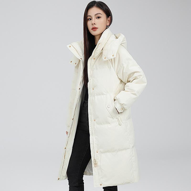 Official Authentic National Standard 90 Velvet down Jacket for Women Winter 2025 New Mid-Length Super Nice Thickeneded Duck down Jacket