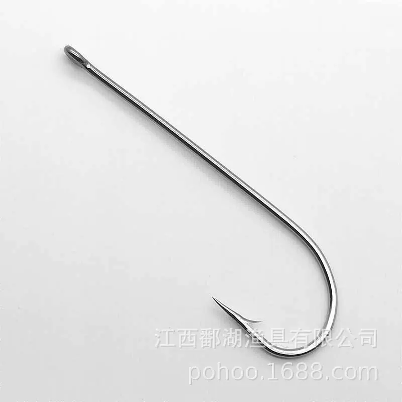 鄱湖带鱼钩两大倒刺双倒刺长柄直柄打扁鲅鱼阿伯丁卡莱尔工厂直发
