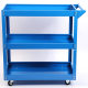 Ruichi Three-Layer Steering Brake Wheel Hand Push Parts Car Auto Repair Storage Movable Tool Cart Processing and Customization