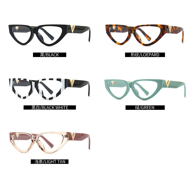 Retro Computer Mirror Trend Glasses European And American Anti-blue Light Narrow Flat Mirror display picture 3