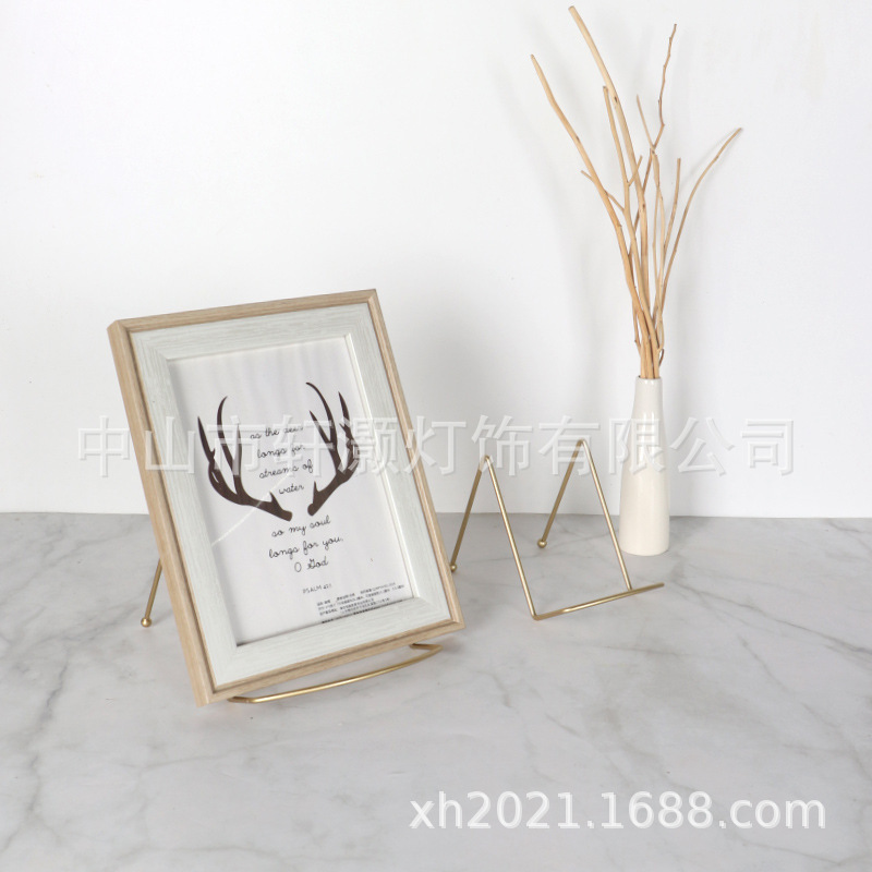 Creative Simple Book Bracket Book Base Bracket Display Stand Support Stand Photo Frame Photo Back Shelf Metal Rack