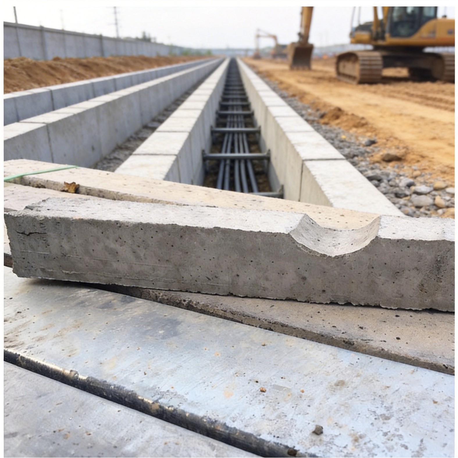 水泥电缆支架混凝土电缆支架二三线电缆支架水泥电缆槽支架方形