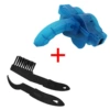 Bicycle chain cleaner, brush