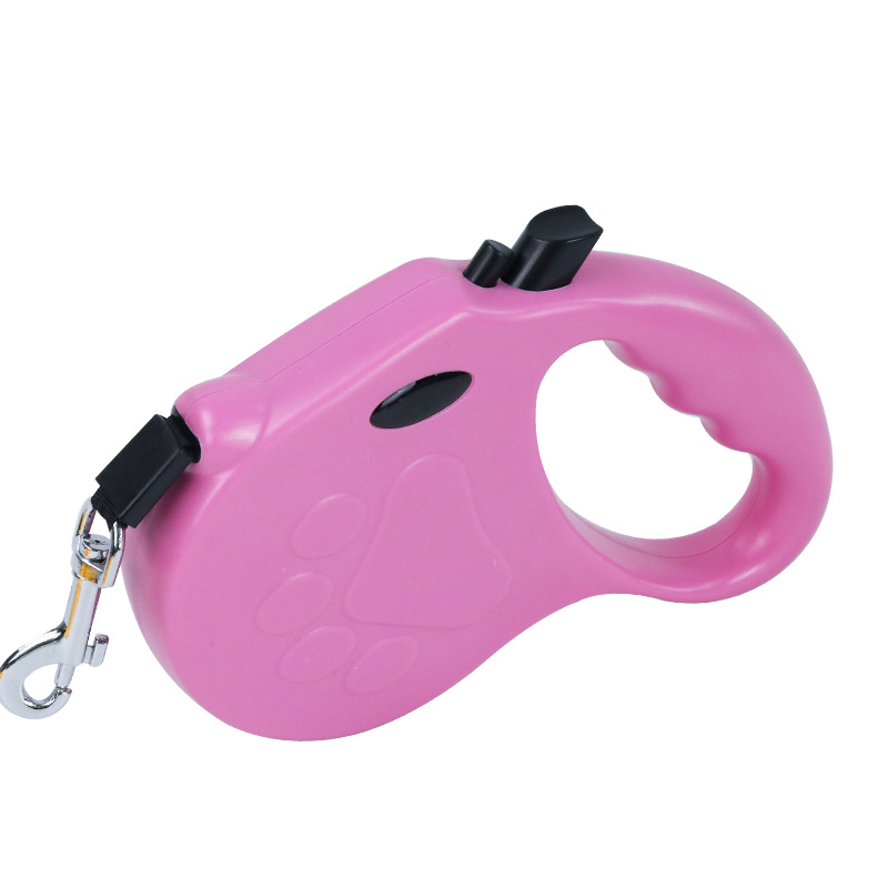 Fábrica en stock nuevas huellas 5M correa retráctil correa de perro duradera correa de perro retráctil al por mayor