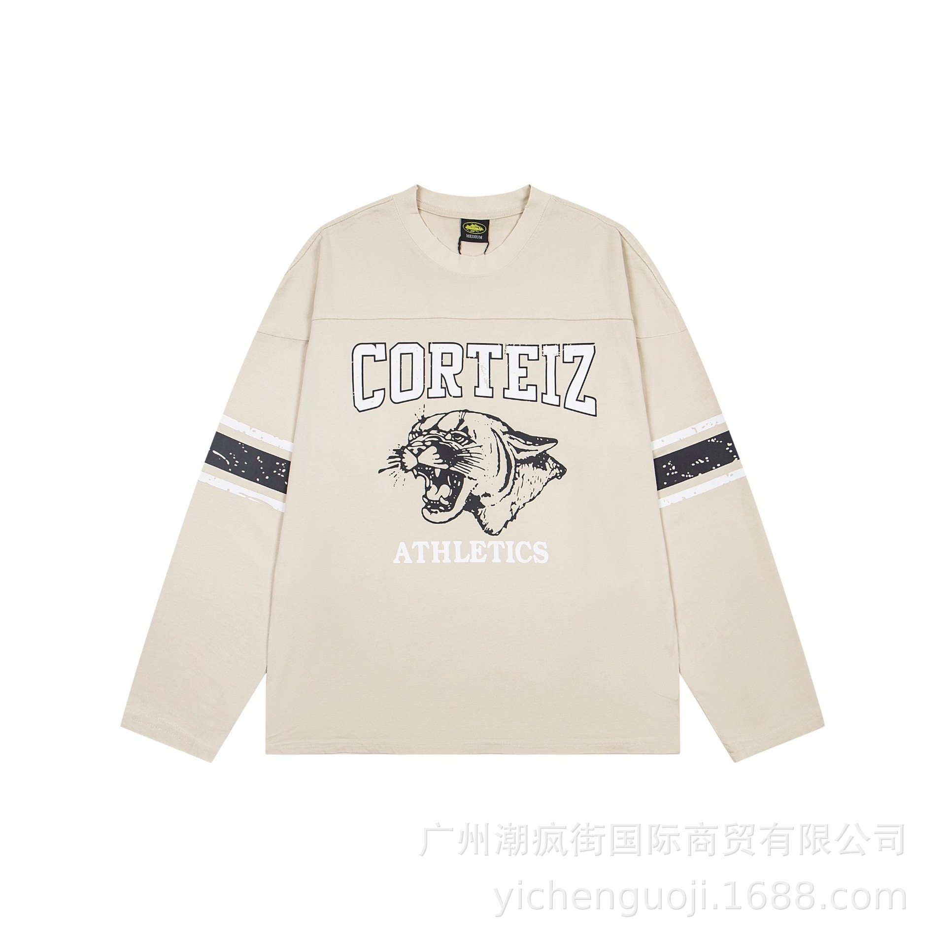 Corteiz Athletics T-shirt Graphic Beige