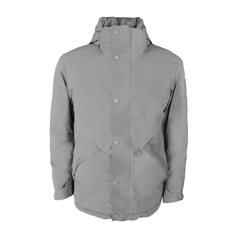 High Supply Smart Graphene Outdoor Windproof and Waterproof Self-Heating Hooded Winter Jacket Sports Leisure Warmth Customization