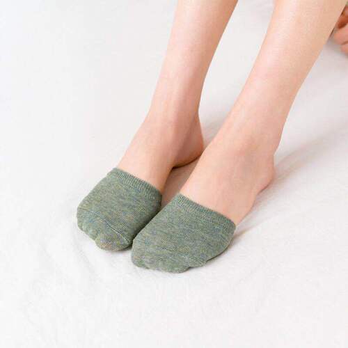 Summer half invisible half socks forefoot socks women's cotton sweat-absorbent boat socks women's thin half socks manufacturer