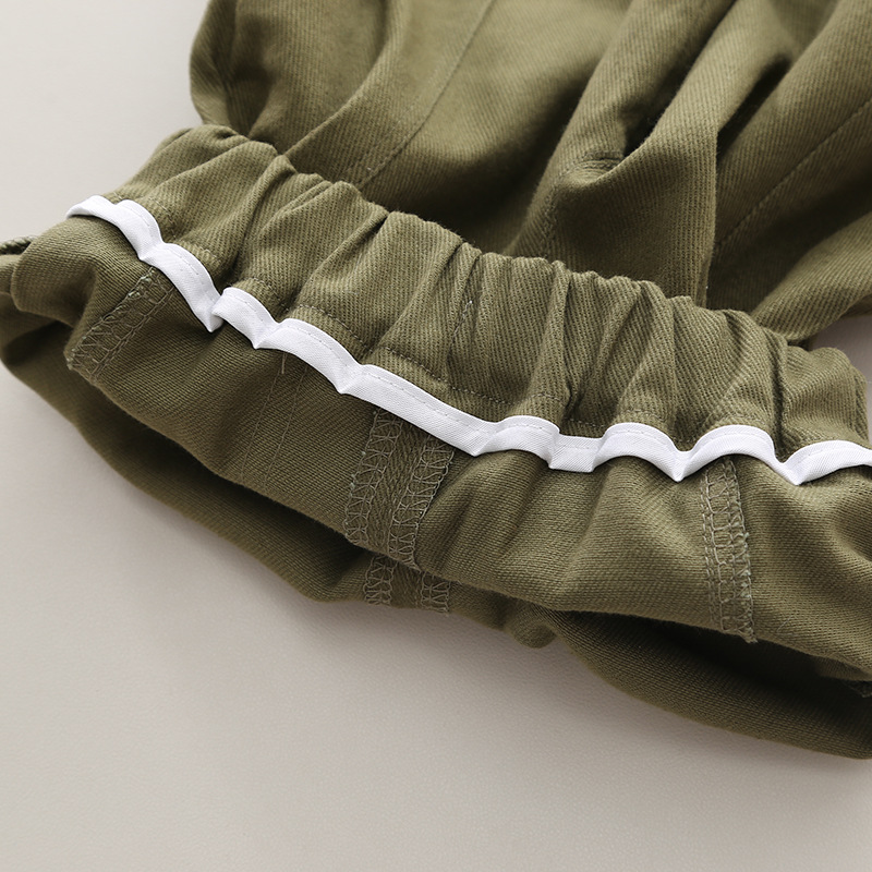 Conjunto de dos piezas con leggings casuales y suéter para niños pequeños y medianos con nuevo diseño teñido anudado que da sensación de primavera_voghion.com