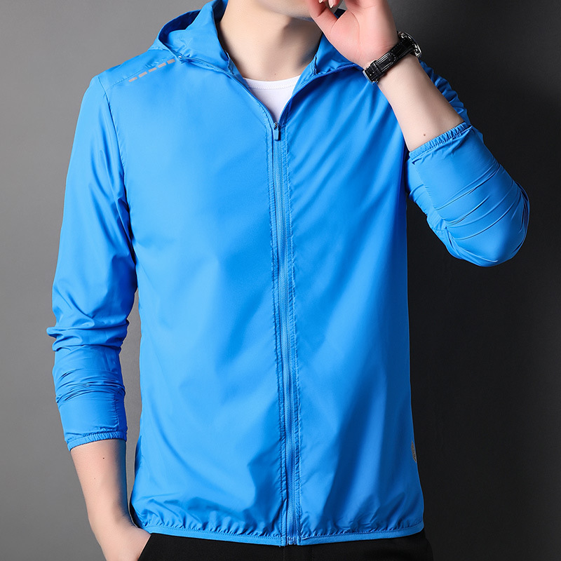 30D Chunya Spinning New Anti-ultraviolet Ice Silk Sunscreen Clothing Men's Hooded Fishing Skin Clothing plus size Sunscreen Clothing Women