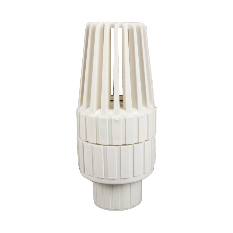 Válvula de retención de válvula de retención inferior de pvc 20-160 válvula de retención de pantalla de filtro de bomba de agua de alimentación de especificación completa