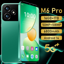 新款M6 Pro跨境智能手机1+8G外贸外文机工厂直销低价批发一件代发