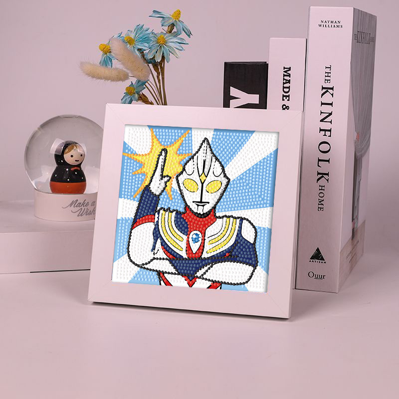 Diamante infantil DIY hecha a mano con material de marco paquete de dibujos animados Sanliou pegatinas de diamante regalo al por mayor pinturas de mampostería