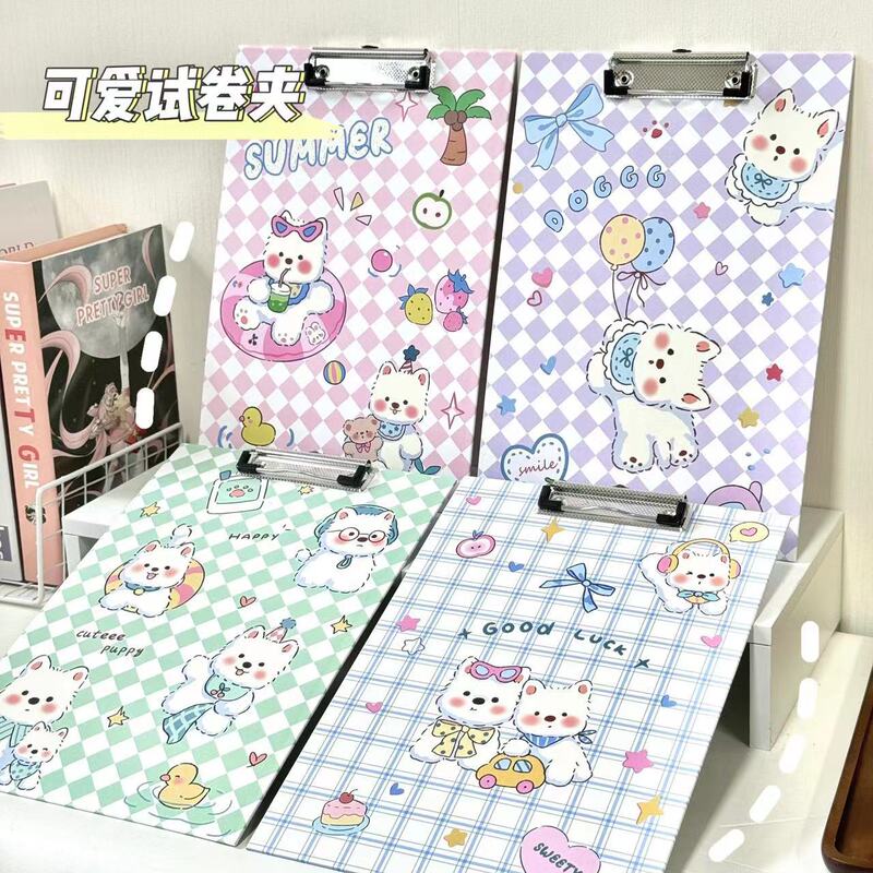 High-Looking West Highland Dog Learning Plywood Cartoon A4 Board Clip Student Writing Pad Test Paper File Folder High-Looking West Highland Dog Learning Plywood Cartoon A4 Board Clip Student Writing Pad Test Paper File Folder